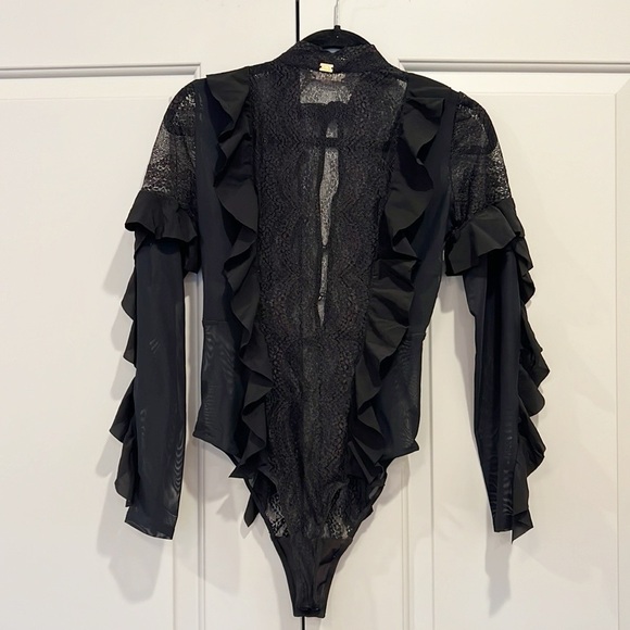 For Love & Lemons Skivvies Eva Lace Bodysuit - Picture 6 of 13